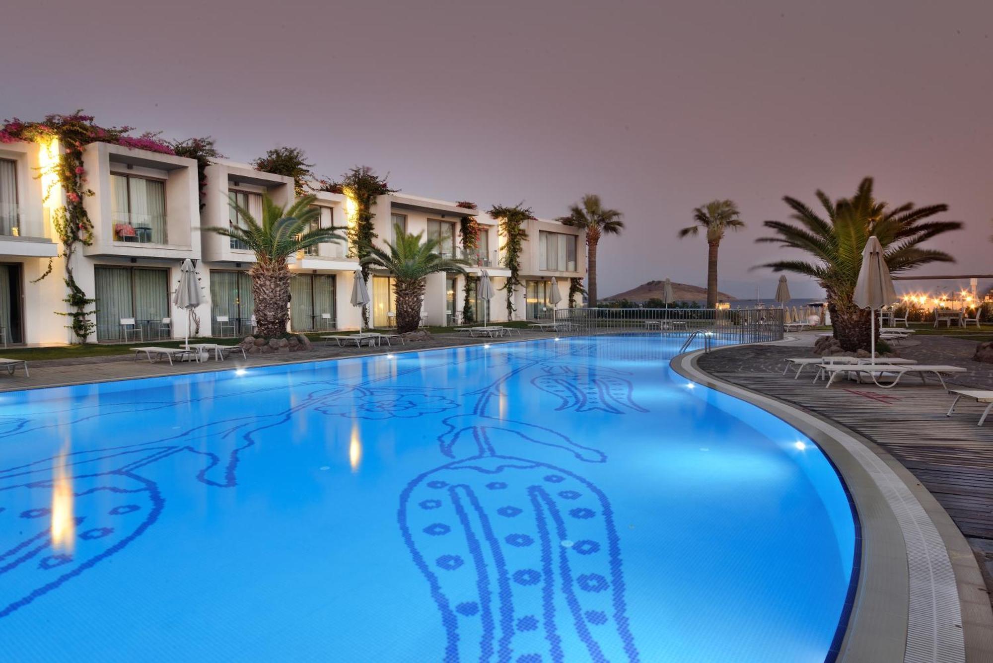 Lugga Boutique Hotel & Beach Ortakent Exteriér fotografie